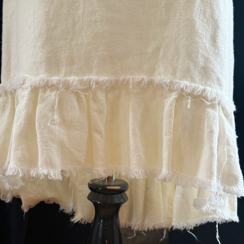 Rustic Linen Dress - Handmade - Picture 3 of 6